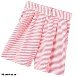 A New Day High Waist Seersucker Stripe Shorts